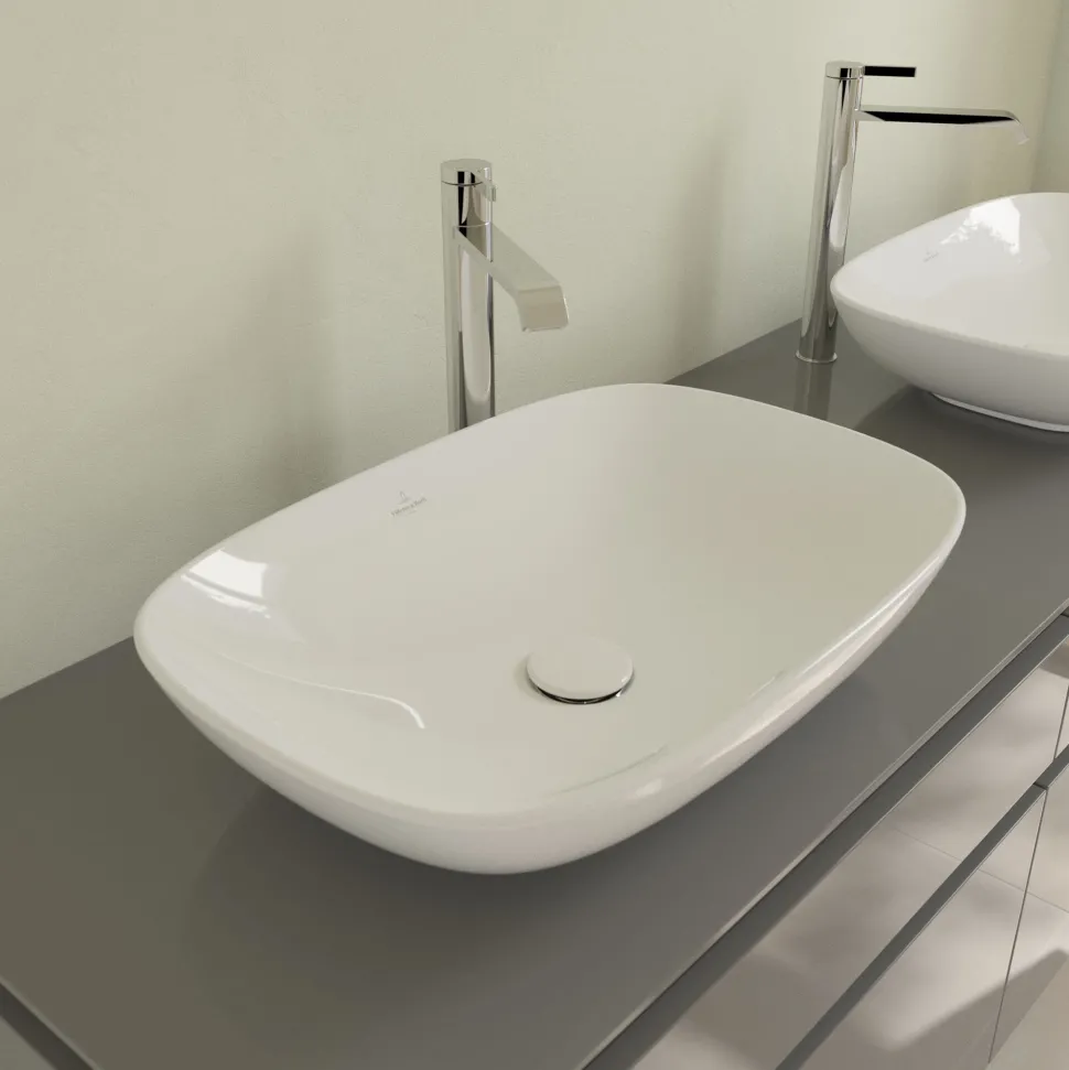 Villeroy & Boch Loop & Friends Curved Countertop Basin - 560 x 380mm