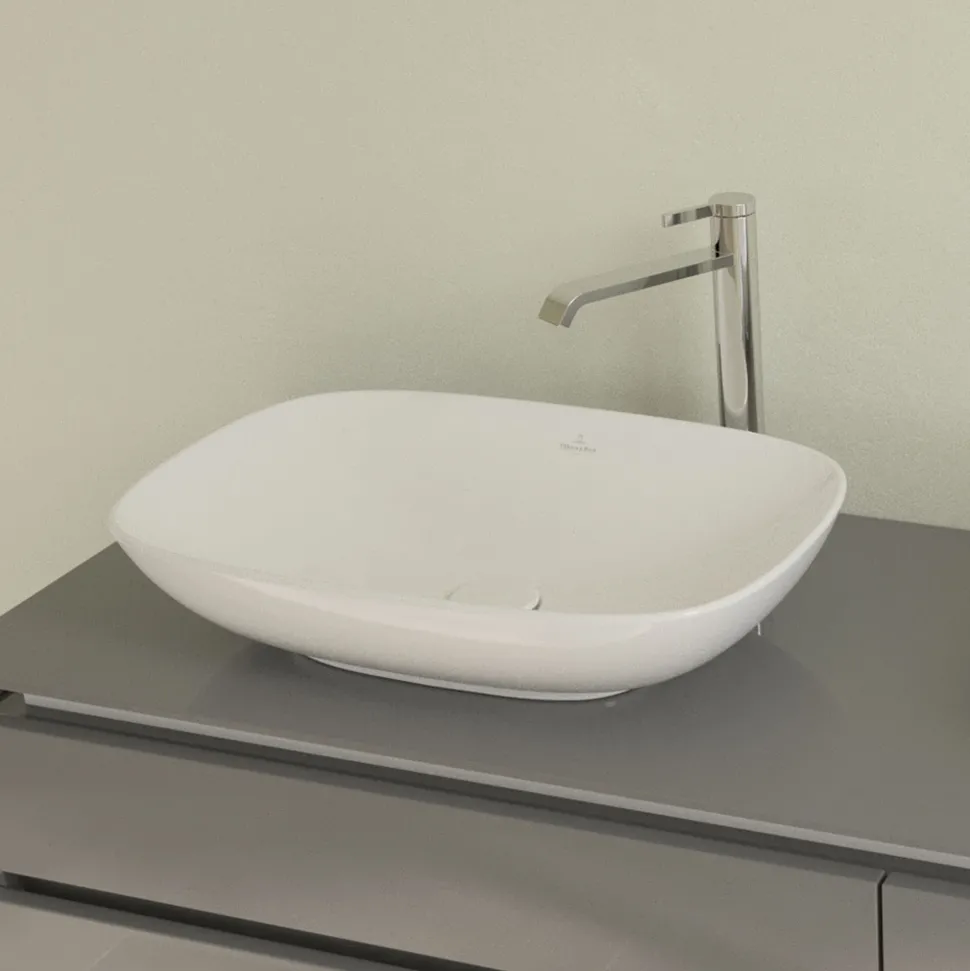 Villeroy & Boch Loop & Friends Curved Countertop Basin - 560 x 380mm