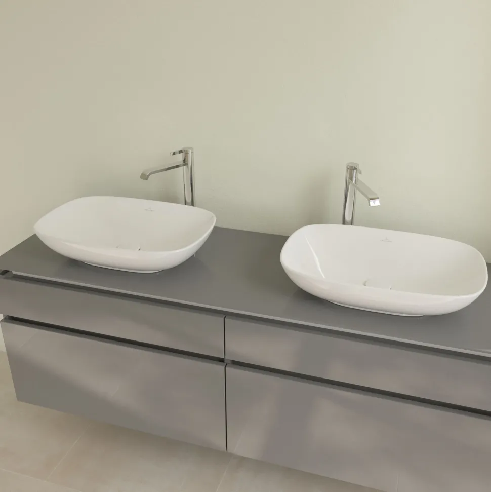 Villeroy & Boch Loop & Friends Curved Countertop Basin - 560 x 380mm