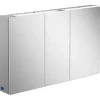 Villeroy & Boch My View One 3 Door LED Illuminated Mirrored Cabinet & Shaver Socket - 1207 x 810mm