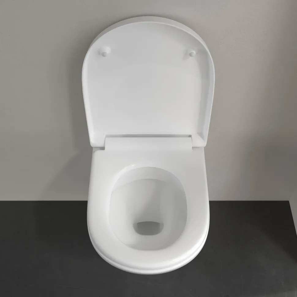 Villeroy & Boch O.novo Rimless Back to Wall Toilet & Soft Close Seat