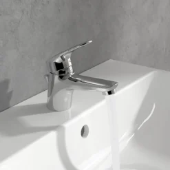 Villeroy & Boch O.novo Start Mini Basin Mixer Tap & Pop Up Waste
