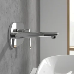 Villeroy & Boch O.novo Start Wall Mounted Basin Mixer Tap & Easy Installation Box