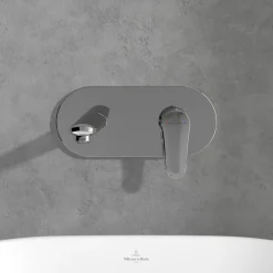 Villeroy & Boch O.novo Start Wall Mounted Basin Mixer Tap & Easy Installation Box