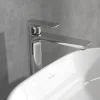 Villeroy & Boch O.novo Tall Basin Mixer Tap with Click Clack Waste