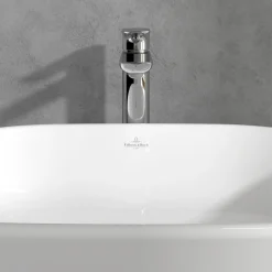 Villeroy & Boch O.novo Tall Basin Mixer Tap with Click Clack Waste