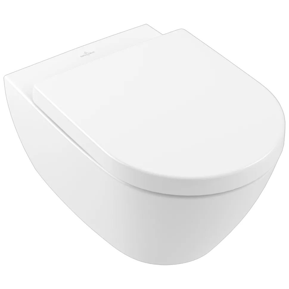 Villeroy & Boch Subway 2.0 Rimless Easy Fit Wall Hung Toilet & Soft Close Seat