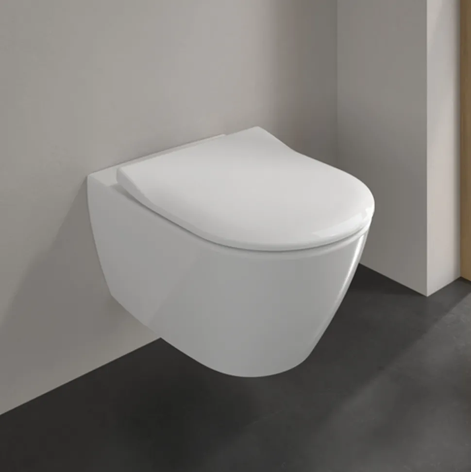 Villeroy & Boch Subway 2.0 Rimless Wall Mounted Toilet & Soft Close Toilet Seat