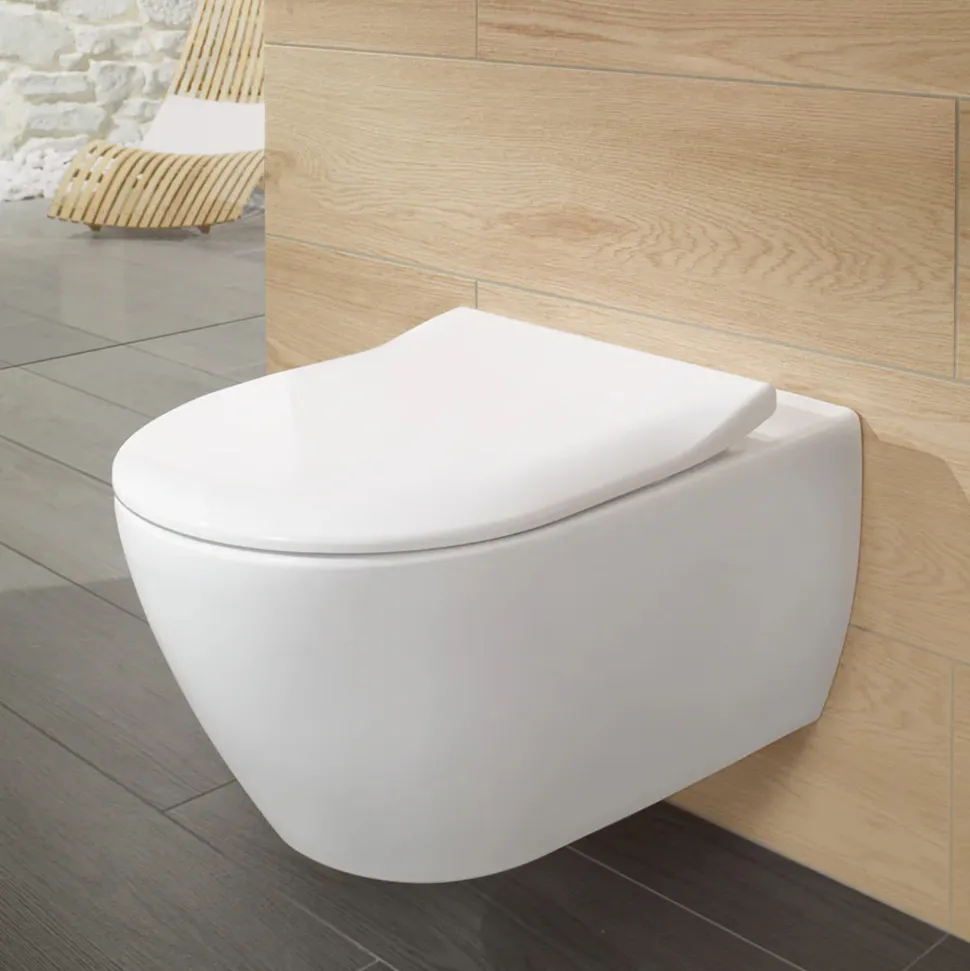 Villeroy & Boch Subway 2.0 Rimless Wall Mounted Toilet & Soft Close Toilet Seat