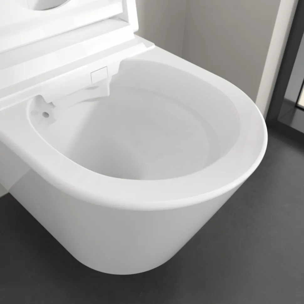 Villeroy & Boch Tivo Wall Hung Smart Toilet with Soft Close Heated Seat & Remote Control