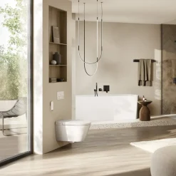 Villeroy & Boch Tivo Wall Hung Smart Toilet with Soft Close Heated Seat & Remote Control