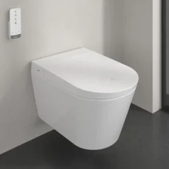 Villeroy & Boch Tivo Wall Hung Smart Toilet with Soft Close Heated Seat & Remote Control