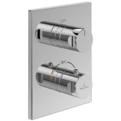 Villeroy & Boch Universal Concealed 2 Outlet Thermostatic Valve & Easy Installation Box