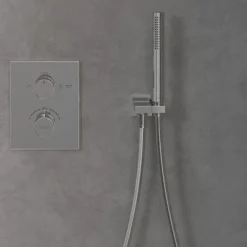 Villeroy & Boch Universal Concealed 2 Outlet Thermostatic Valve & Easy Installation Box