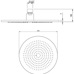 Villeroy & Boch Universal Round Shower Head