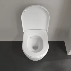 Villeroy & Boch ViConnect Pro 2.0 Frame with Arto Rimless Wall Mounted Toilet, Flush Plate & Soft Close Toilet Seat