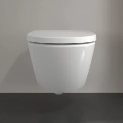 Villeroy & Boch ViConnect Pro 2.0 Frame with Subway 3.0 TwistFlush Rimless Wall Mounted Toilet, Flush Plate & Soft Close Toilet Seat