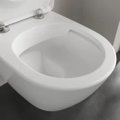 Villeroy & Boch ViConnect Pro 2.0 Frame with Subway 2.0 Rimless Wall Mounted Toilet, Flush Plate & Soft Close Toilet Seat