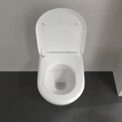 Villeroy & Boch ViConnect Pro 2.0 Frame with Subway 2.0 Rimless Wall Mounted Toilet, Flush Plate & Soft Close Toilet Seat