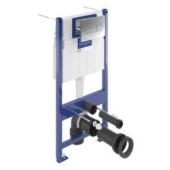 Villeroy & Boch ViConnect Pro S Toilet Frame with Cistern & Flush Plate Set