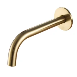 VOS Bath/Basin 250mm Spout - Brushed Brass