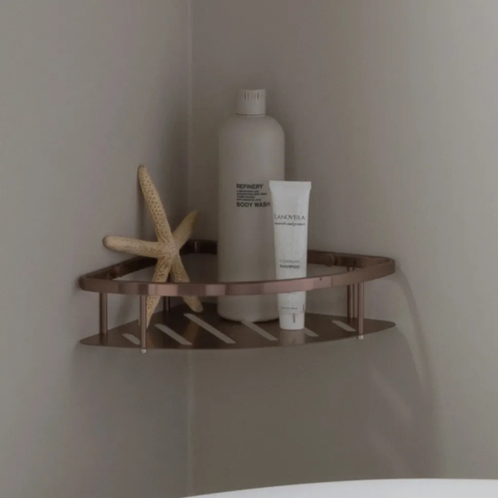 VOS Corner Shower Basket