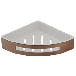 VOS Corner Shower Basket with Shelf