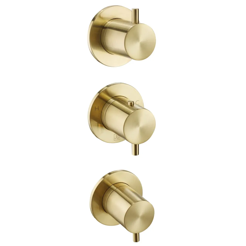 VOS Modular 3 Outlet Concealed Thermostatic Shower Valve - 3 Handles