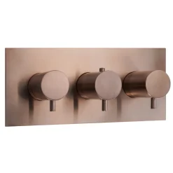 VOS 2 Outlet Concealed Thermostatic Shower Valve (3 Handles)