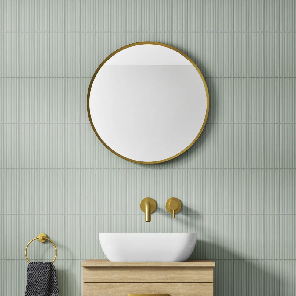 VOS Round Framed Mirror - 600mm