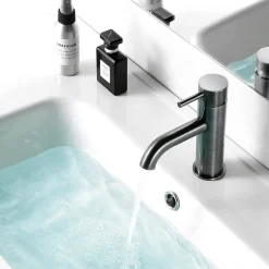 VOS Single Lever Basin Mixer - Brushed Black