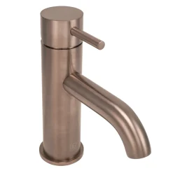 VOS Single Lever Basin Mixer - Brushed Bronze