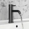VOS Single Lever Basin Mixer with Designer Handle - Matt Black