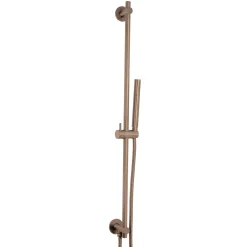 VOS Slide Rail Shower Kit with Shower Handset & Hose - Brushed Bronze