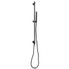 VOS Slide Rail Shower Kit with Shower Handset & Hose - Brushed Black