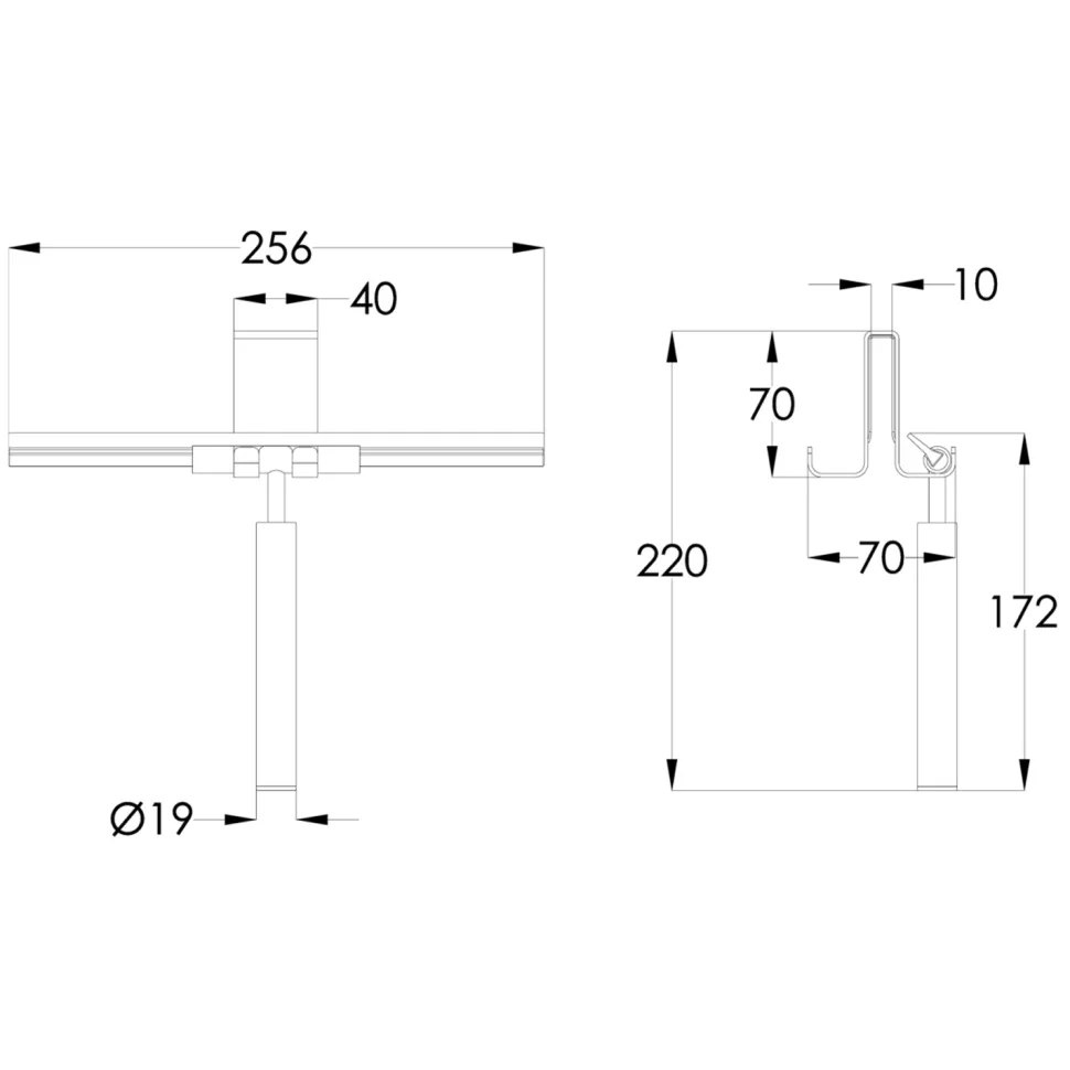 VOS Squeegee & Double Sided Hook