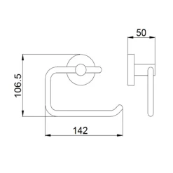 VOS Toilet Roll Holder