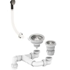 Waste Kit for Villeroy & Boch Cisterna Left-Handed 1.5 Bowl Undermount Sink