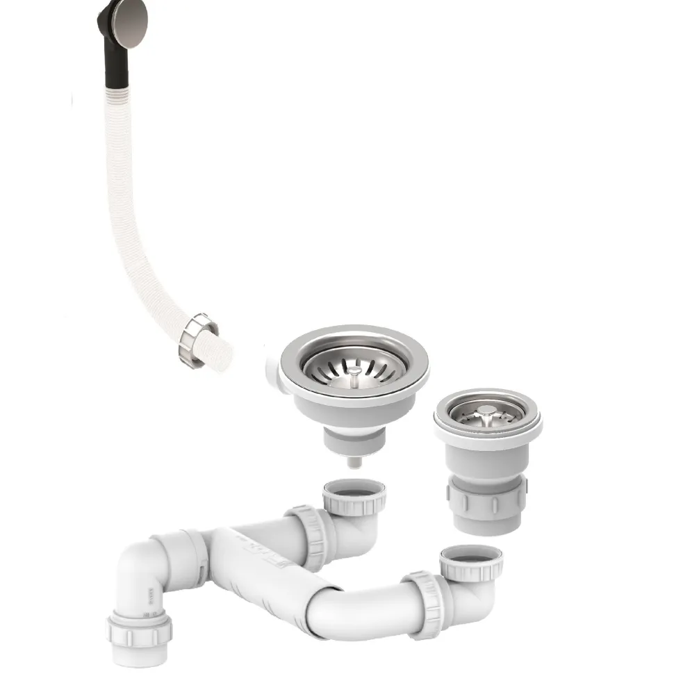 Waste Kit for Villeroy & Boch Cisterna Left-Handed 1.5 Bowl Undermount Sink