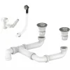 Waste Kit for Villeroy & Boch Provence 1200/600 Double Bowl Sit-On Sink