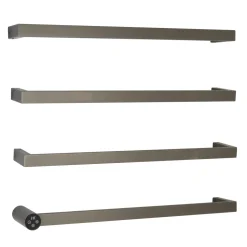 Zyon Flat Bar Heated Dry Electric Towel Rail