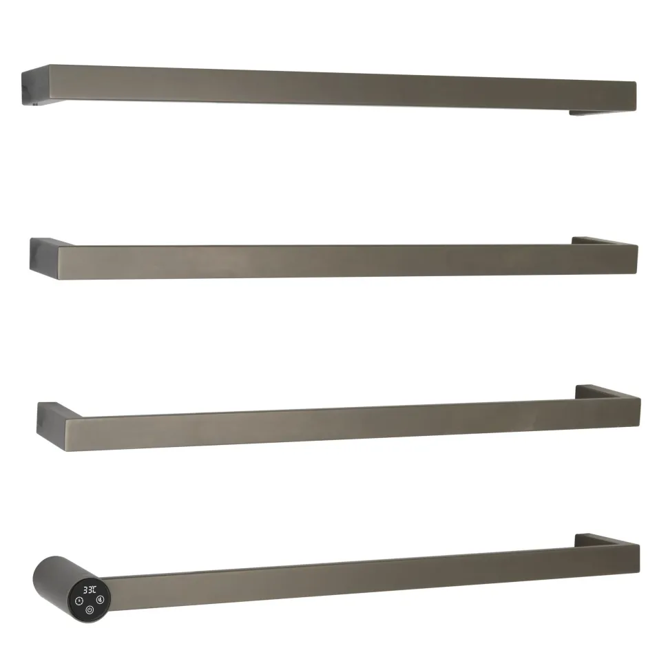 Zyon Flat Bar Heated Dry Electric Towel Rail