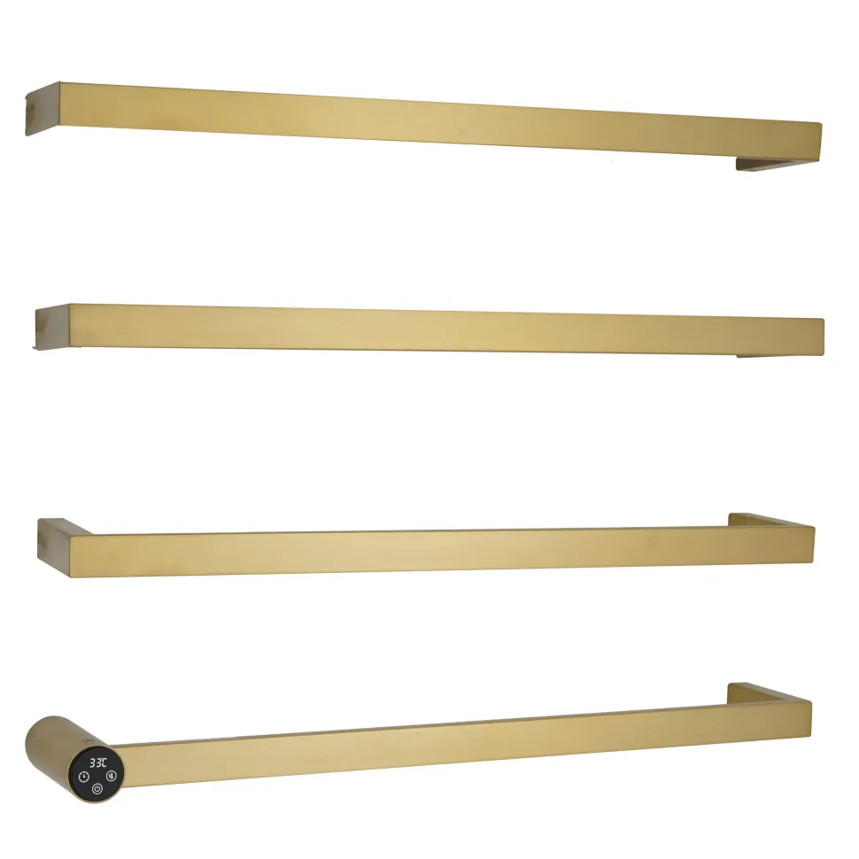 Zyon Flat Bar Heated Dry Electric Towel Rail